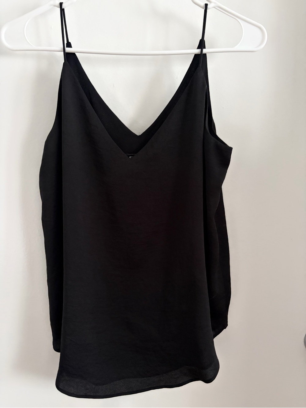 Express Black V-Neck Spaghetti Strap Tank Top